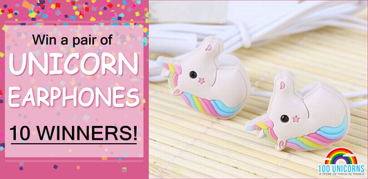 Rainbow Unicorn Earphone Giveaway (ENDED)