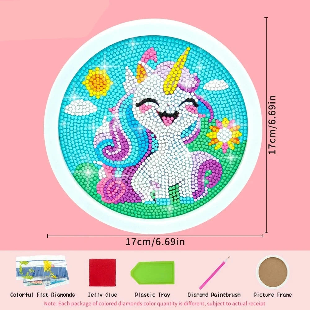 DIY Unicorn Diamond Circle Painting Set