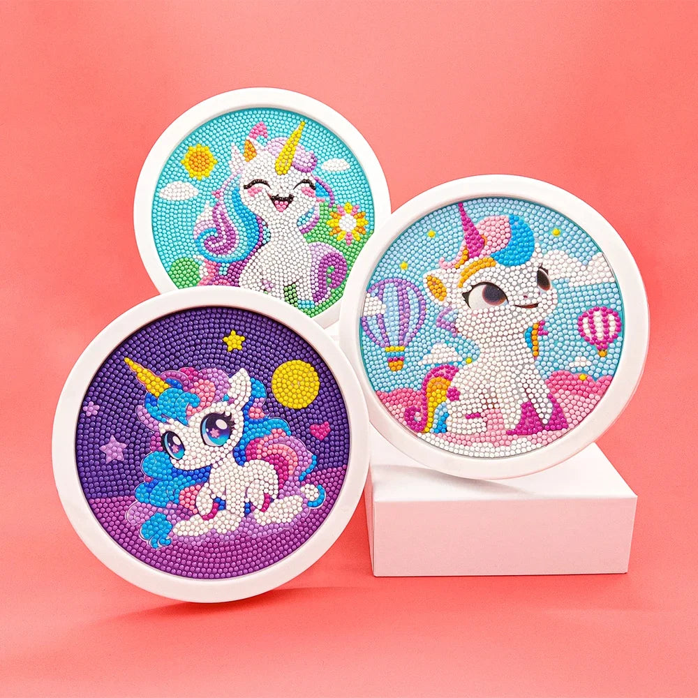 DIY Unicorn Diamond Circle Painting Set