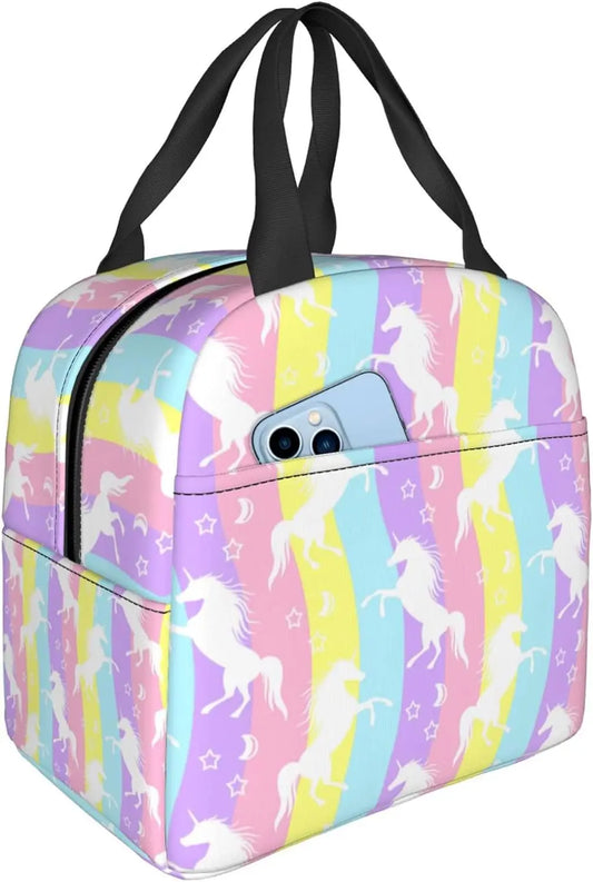 Rainbow Unicorn Lunch Bag