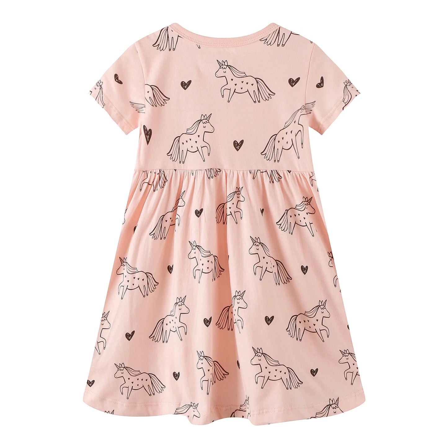 Girls Unicorn Print Dress