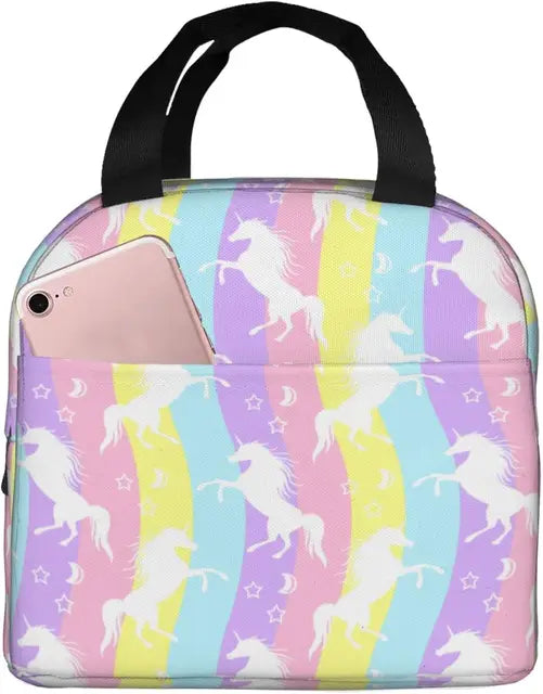 Rainbow Unicorn Lunch Bag