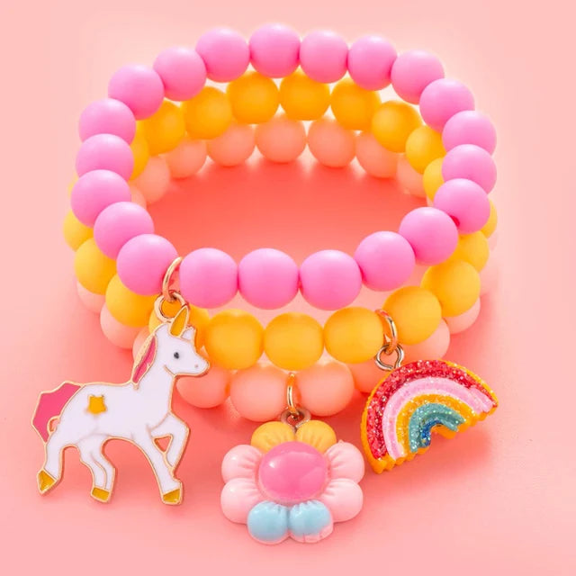 Beaded Unicorn Bracelet Set