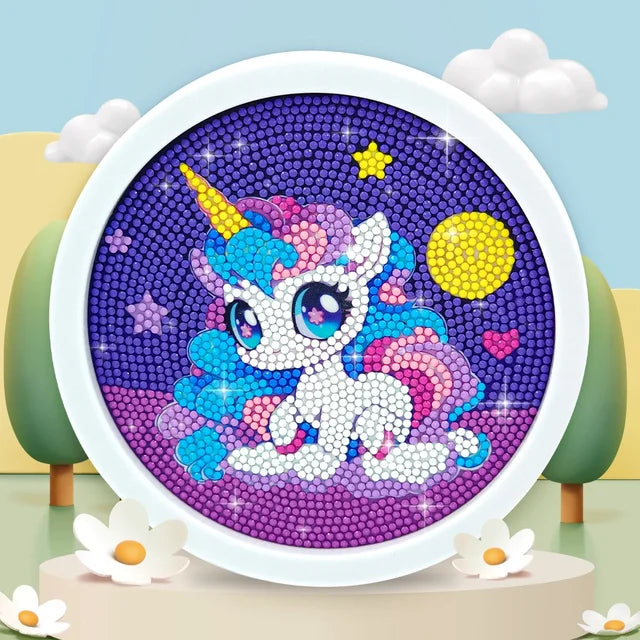 DIY Unicorn Diamond Circle Painting Set