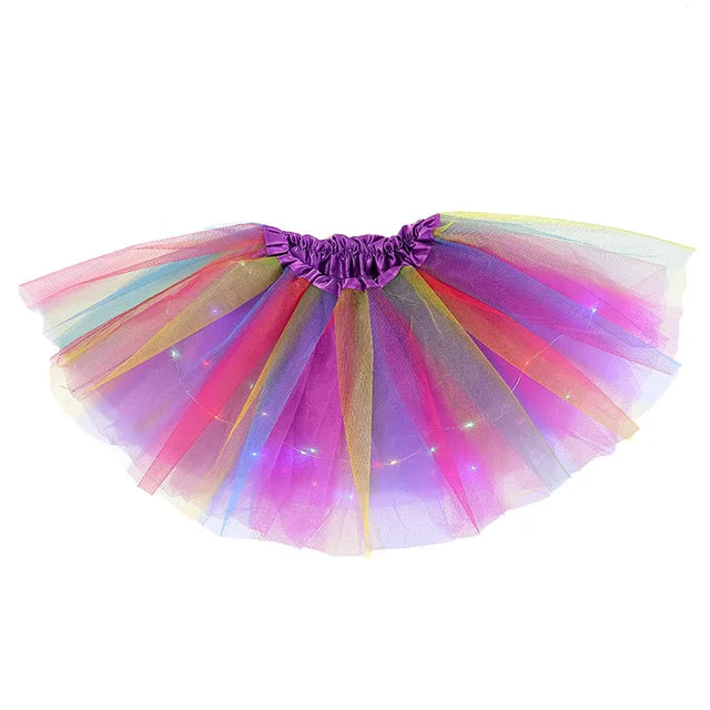 Girls Unicorn Light Up Skirt