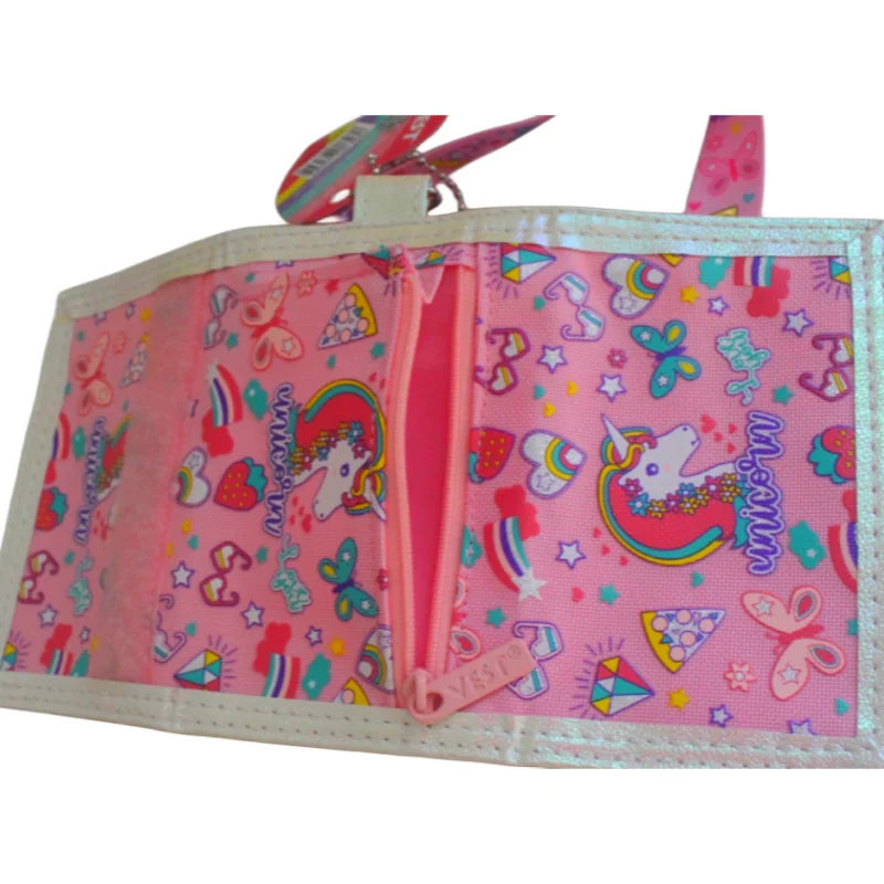 Unicorn Wallet with Lanyard Strap