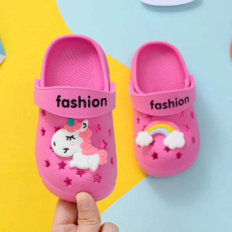 Kids Pastel Unicorn Crocs