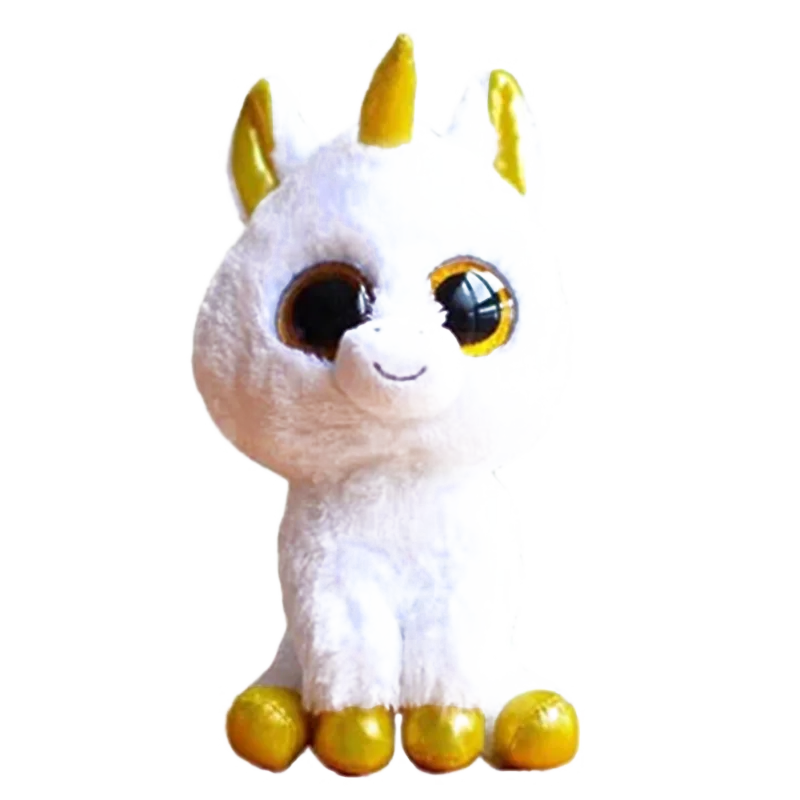 Ty Beanie Baby White Unicorn 6" Toy