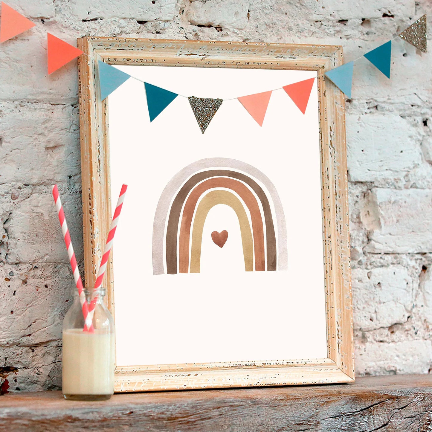 Nursery Boho Unicorn Art Print