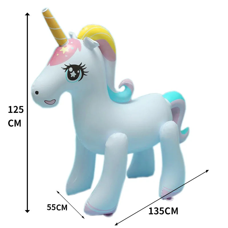 Inflatable Unicorn Water Sprinkler Toy