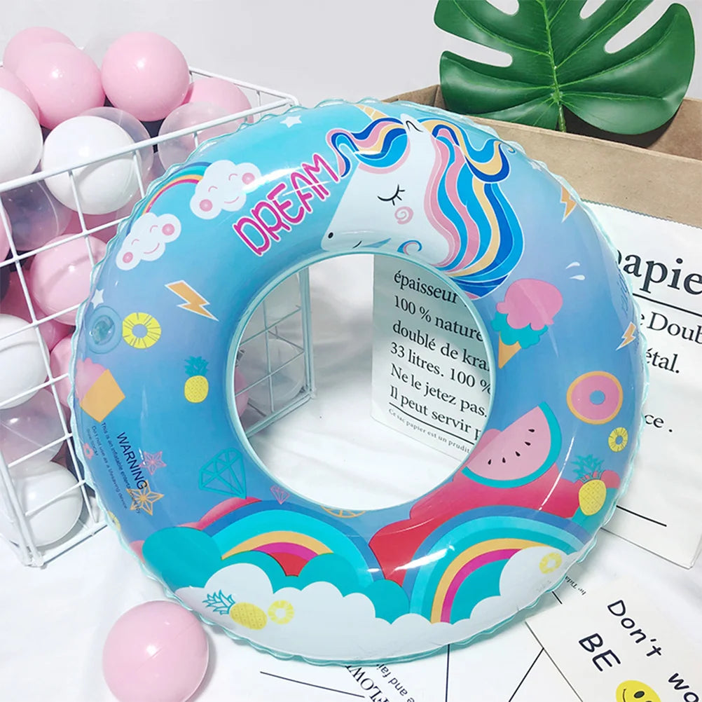 Unicorn and Rainbow Swimming Tube