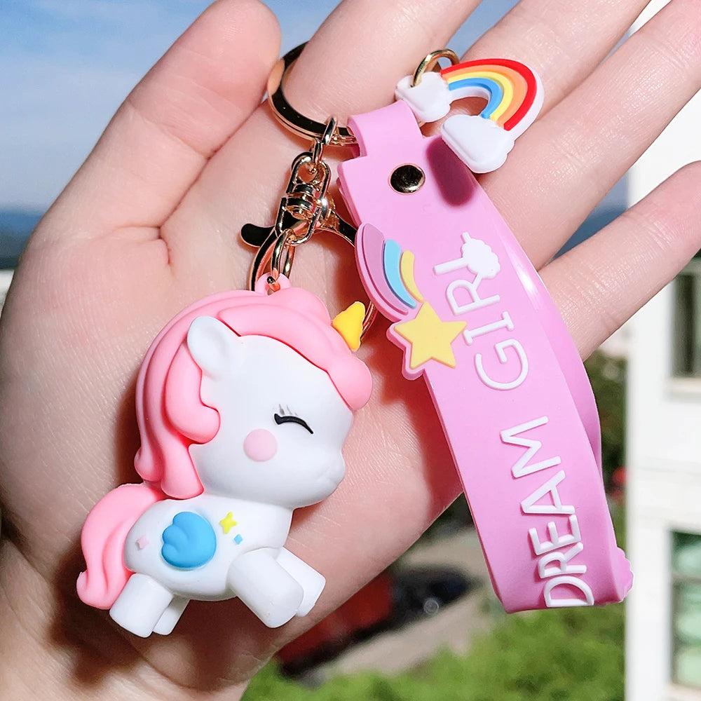 Dream Girl Unicorn Keychain