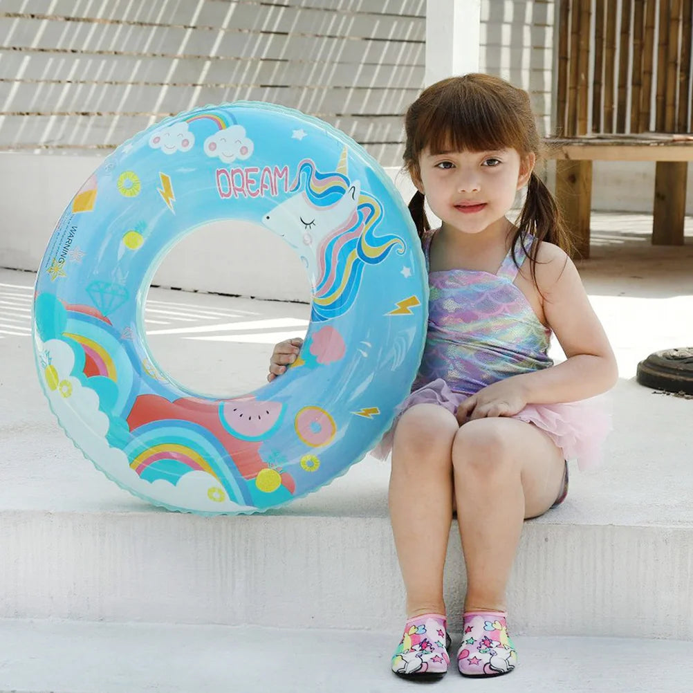 Unicorn and Rainbow Swimming Tube