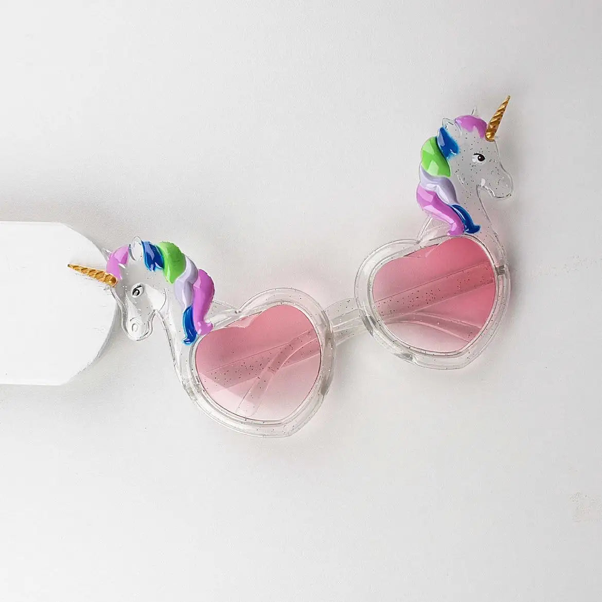 Gold and Glitter Unicorn Sunglasses