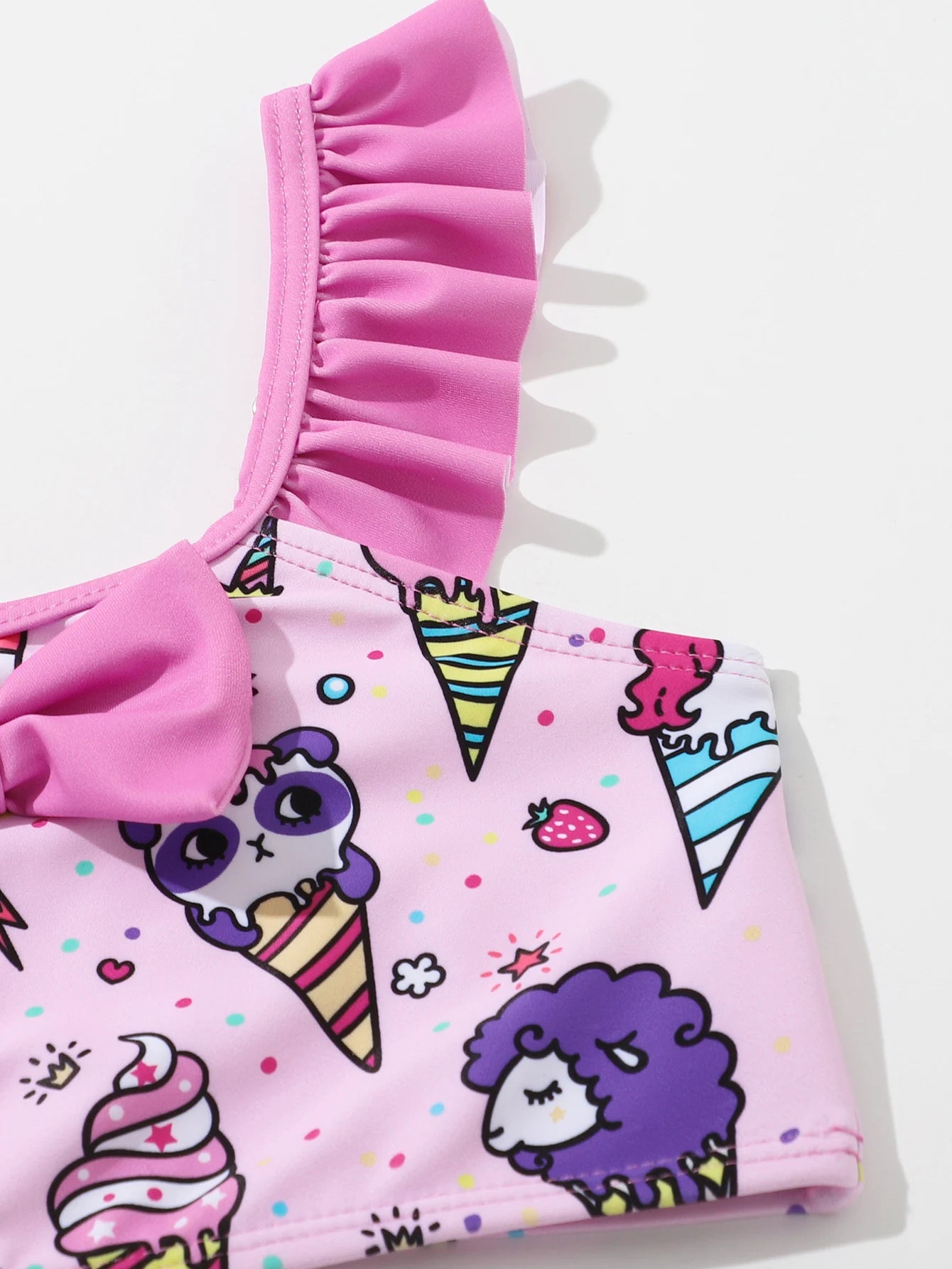 Girls 2 piece Unicorn Ice Cream swimsuit