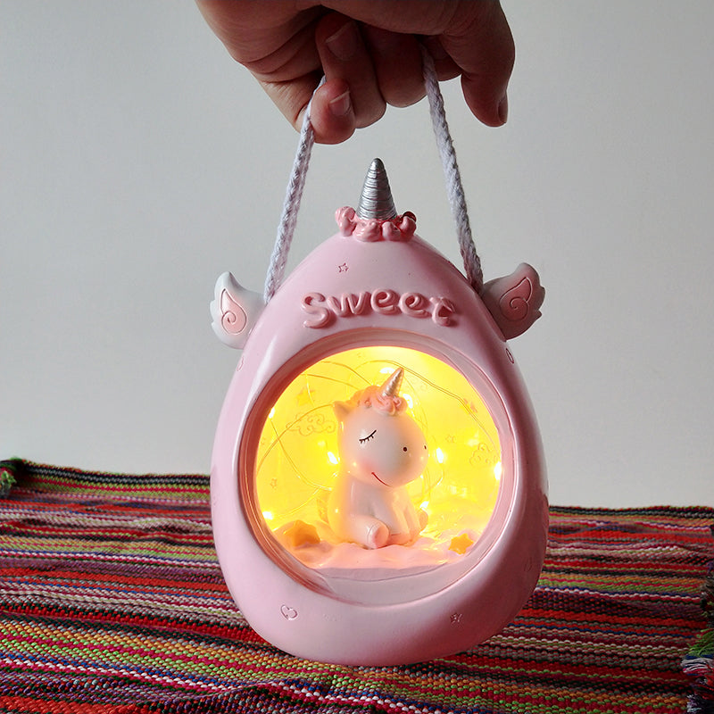 Sweet Unicorn Night Light with Rope