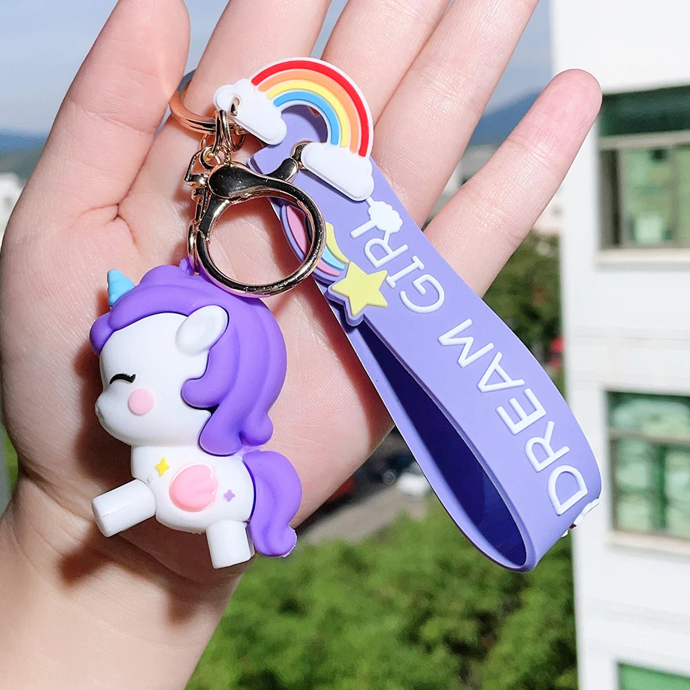 Dream Girl Unicorn Keychain