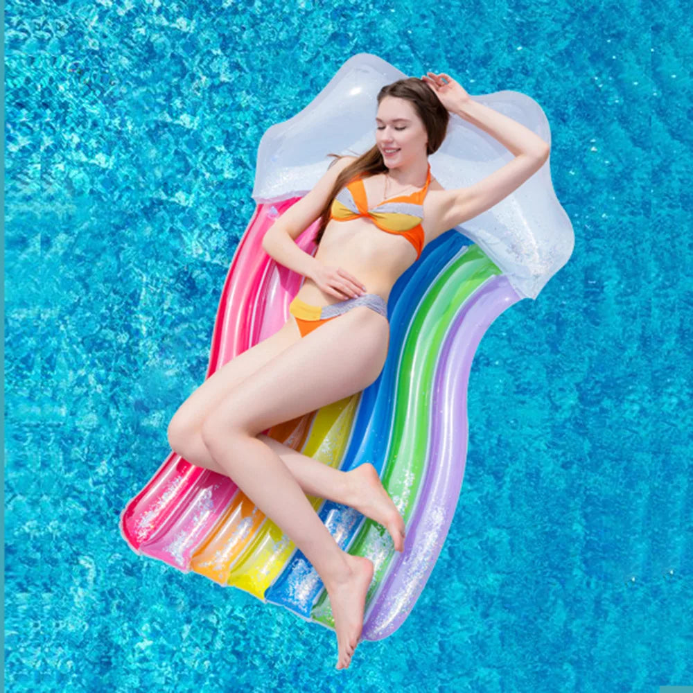 Rainbow Lounger Pool Float