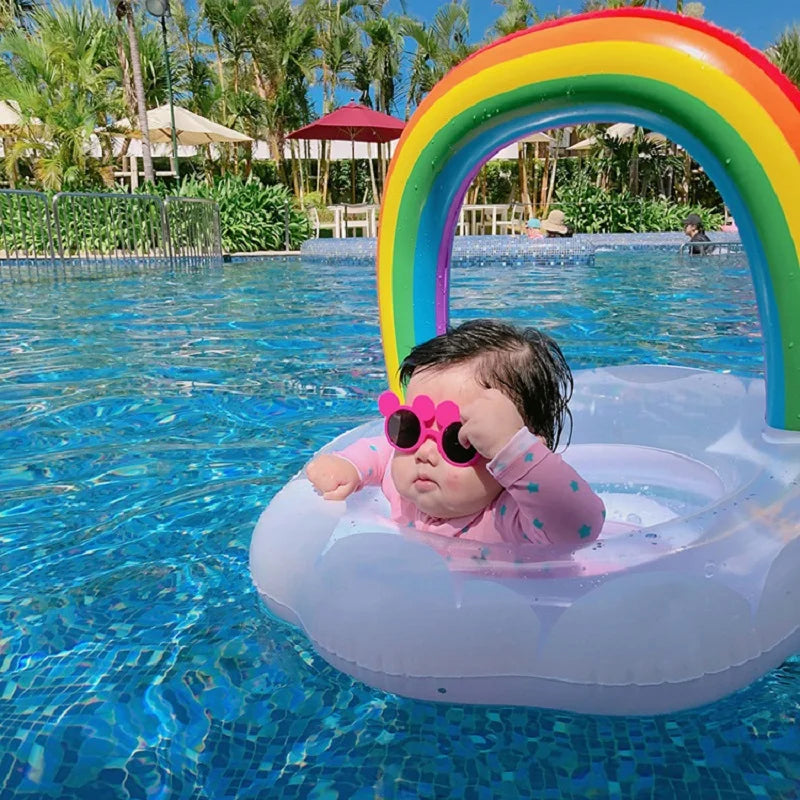 Baby Rainbow Swimming Ring