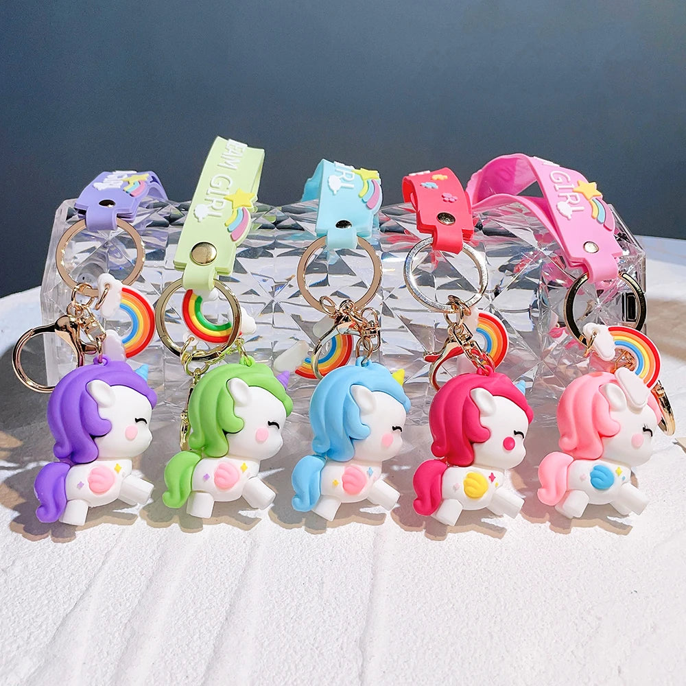 Dream Girl Unicorn Keychain