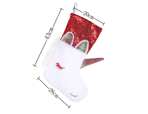 Unicorn Socks Hanging Ornaments (2pcs)