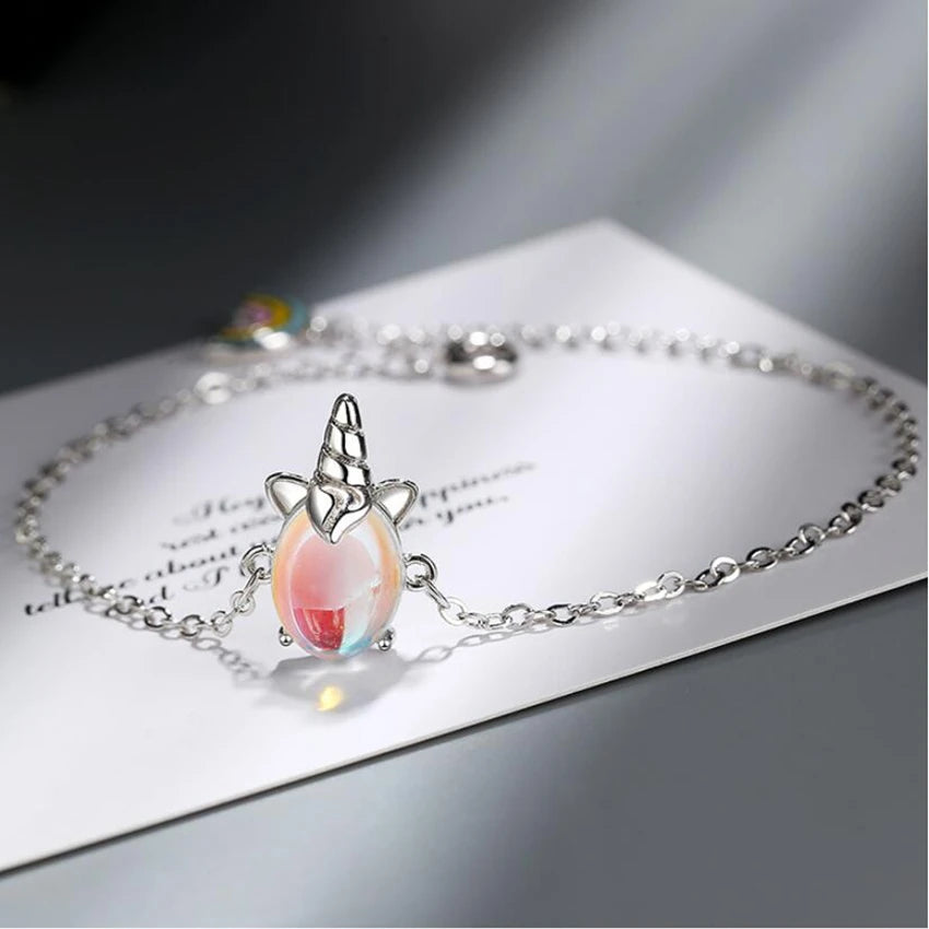 Unicorn Moonstone Bracelet