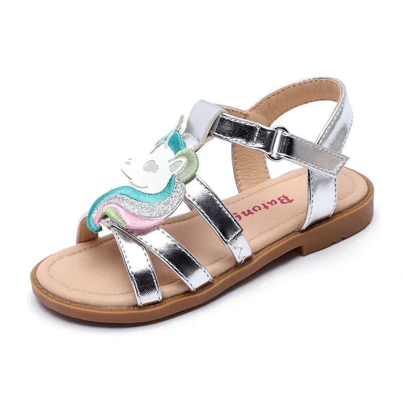 Girls Dressy Unicorn Sandals