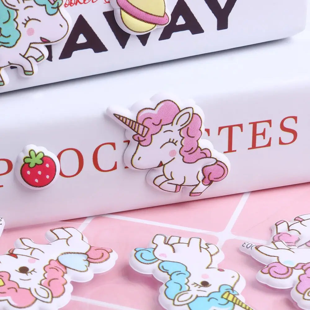 1 sheet Pink Unicorn Scrapbooking Stickers