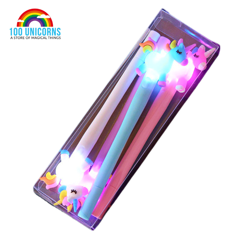 Light Up Unicorn Party Favor Pens