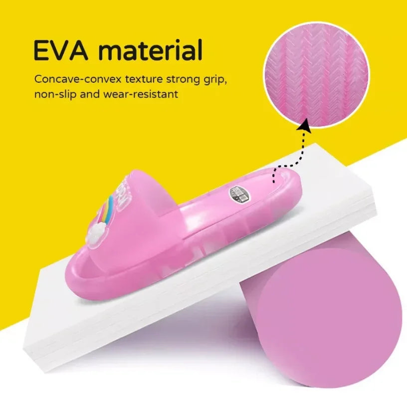 Girls Light Up Unicorn Flip-Flops