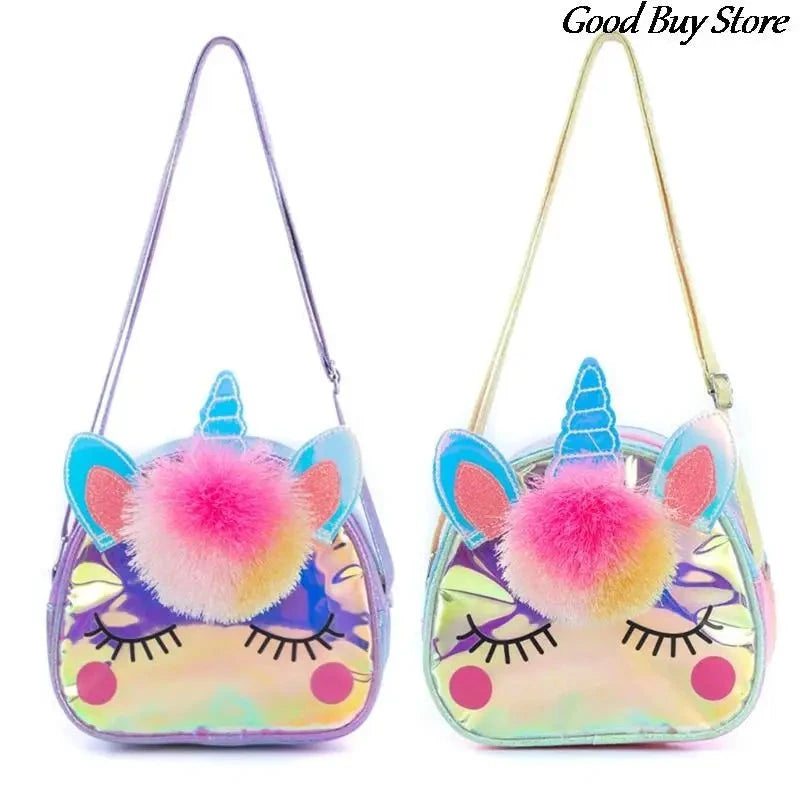 Unicorn Pompom Shoulder Bag