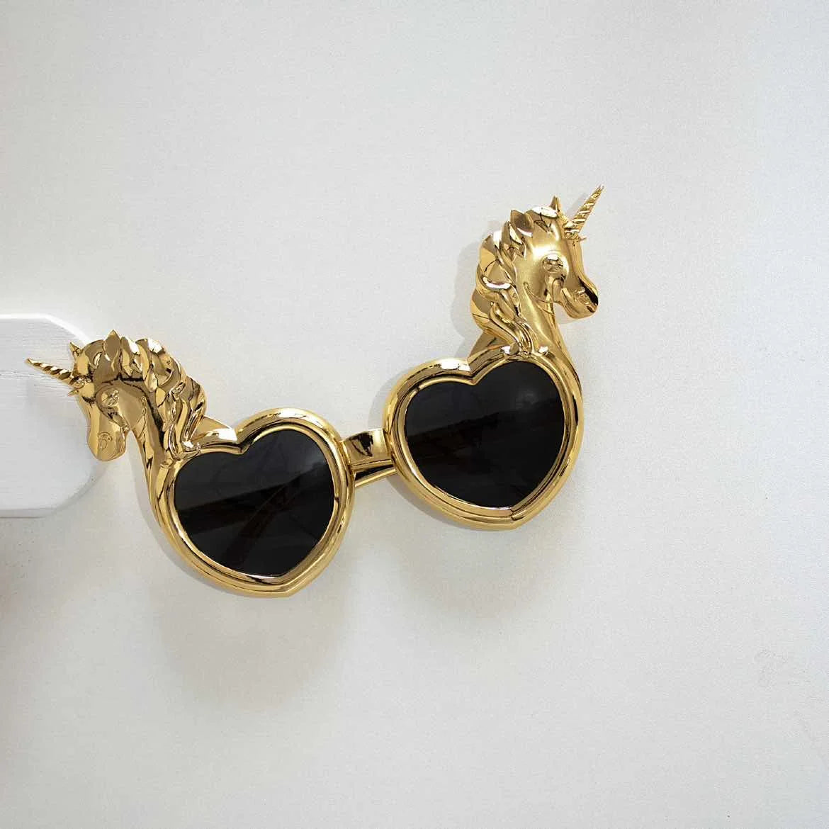 Gold and Glitter Unicorn Sunglasses