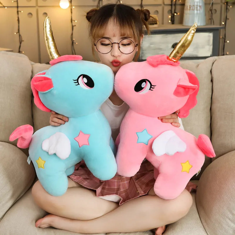 Kawaii Unicorn Plushy Toy With Wings