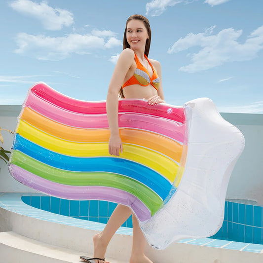 Rainbow Lounger Pool Float