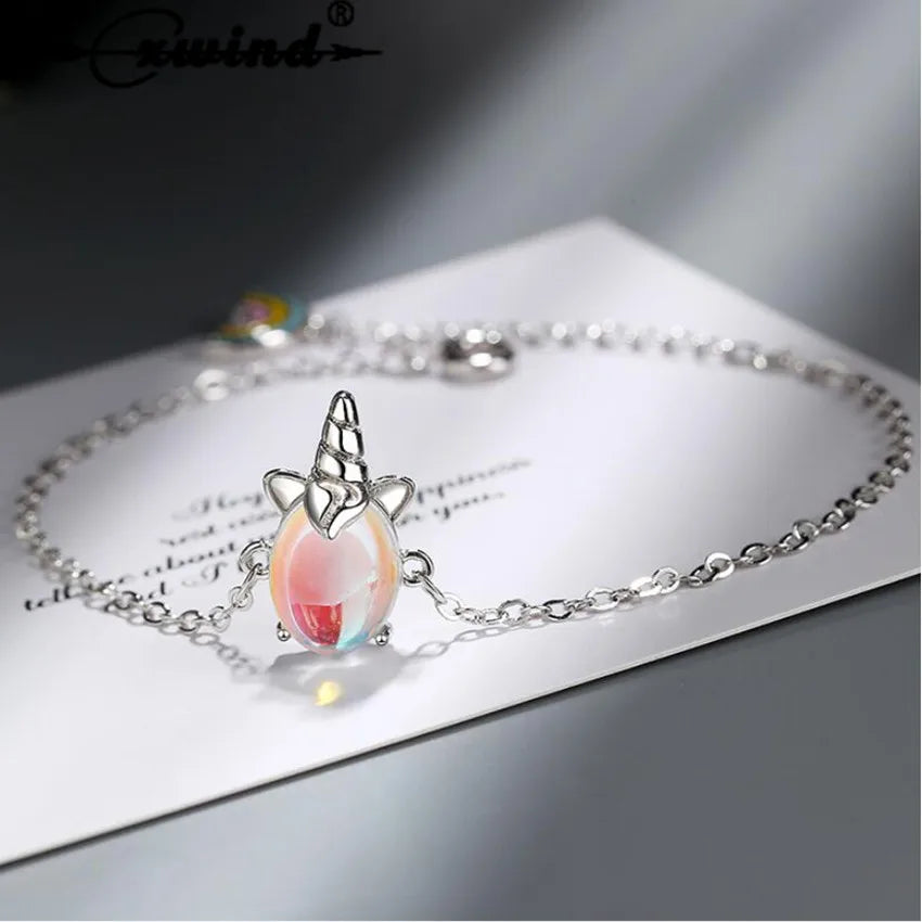 Unicorn Moonstone Bracelet