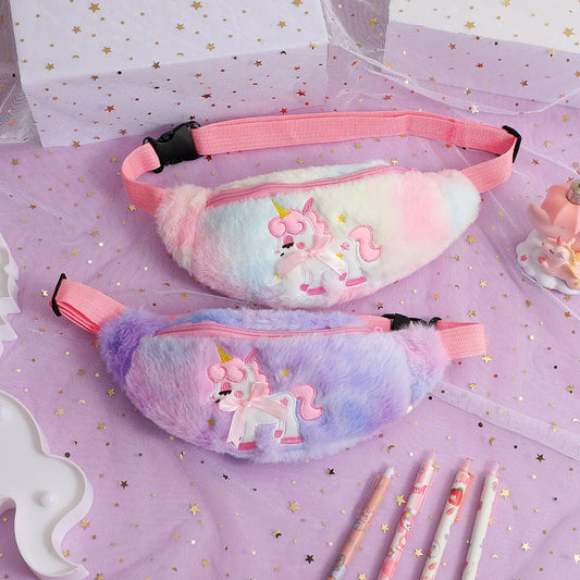 Fluffy Unicorn Children's Fanny Pack