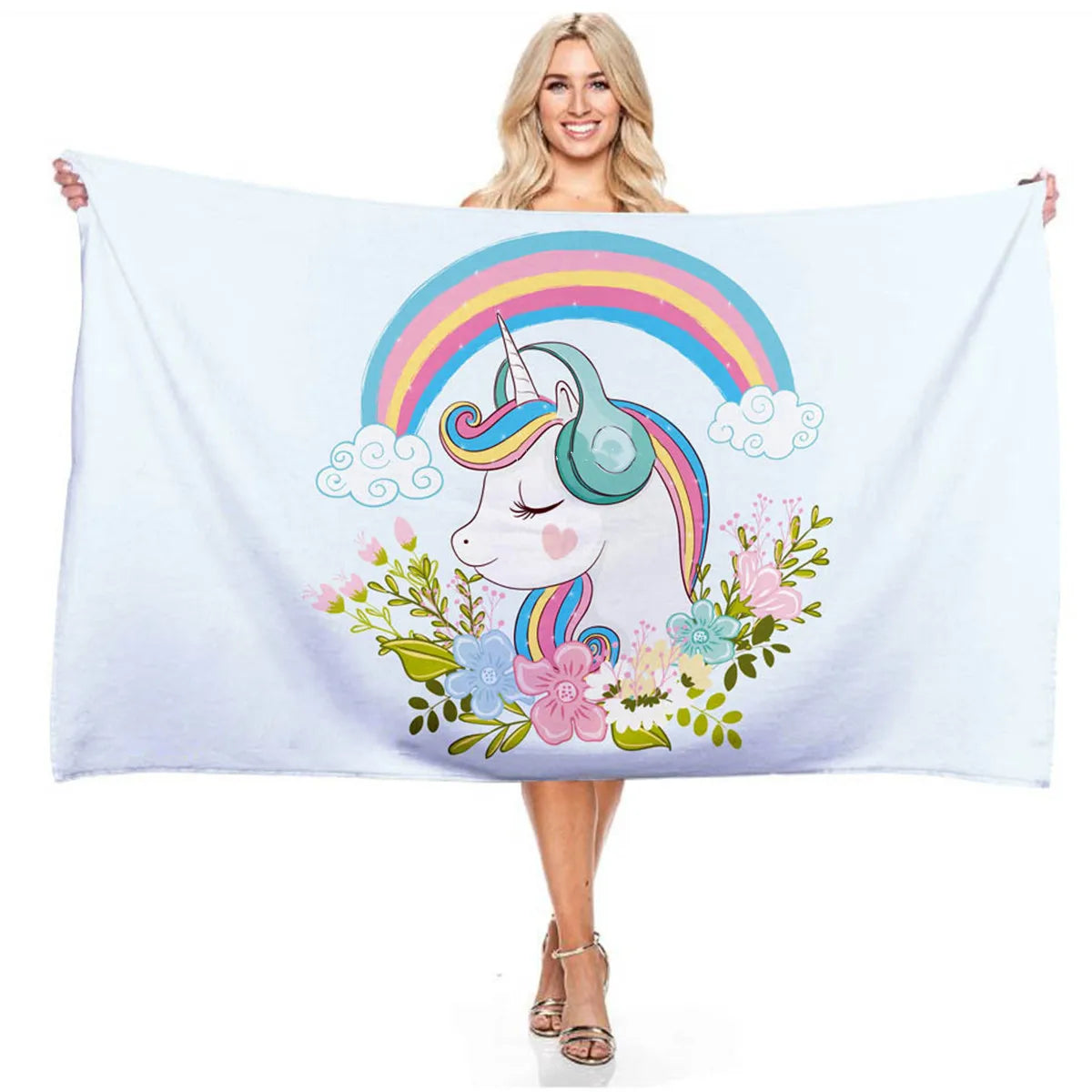 Unicorn Graphics Beach and Pool Towels