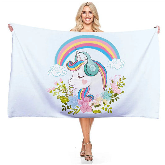 Unicorn Graphics Beach and Pool Towels
