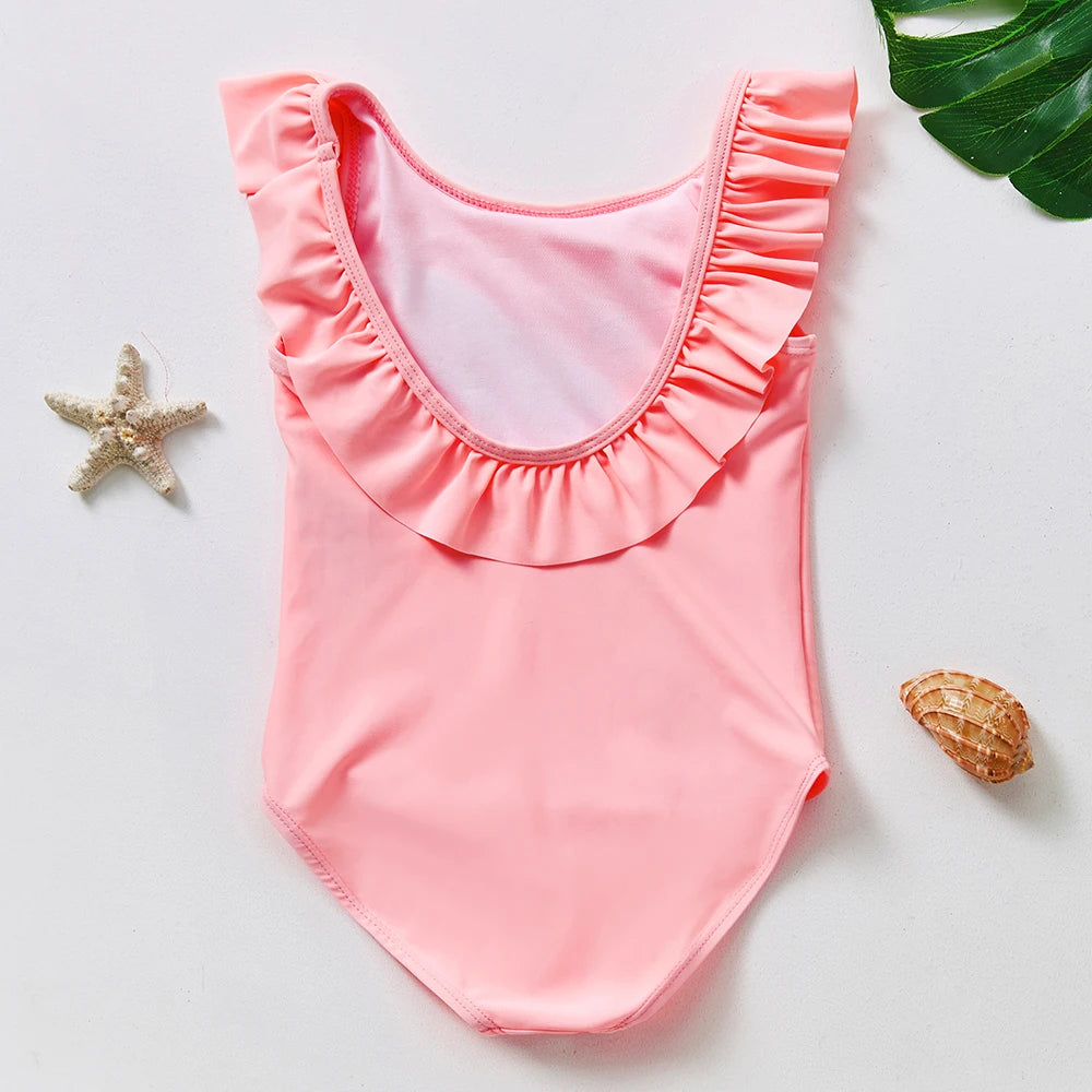 2~8Year Girls Rainbow Sequins Swimsuit