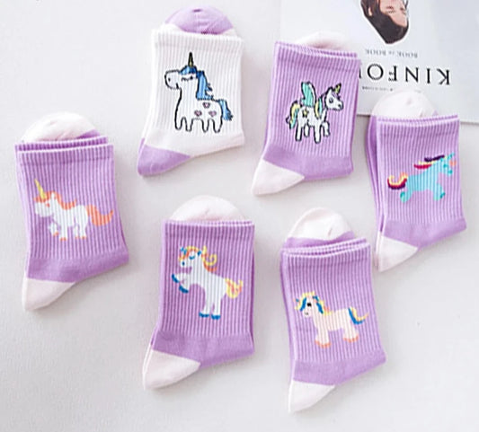 Cute Unicorn Women Socks