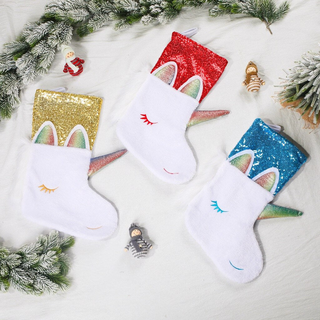 Unicorn Socks Hanging Ornaments (2pcs)