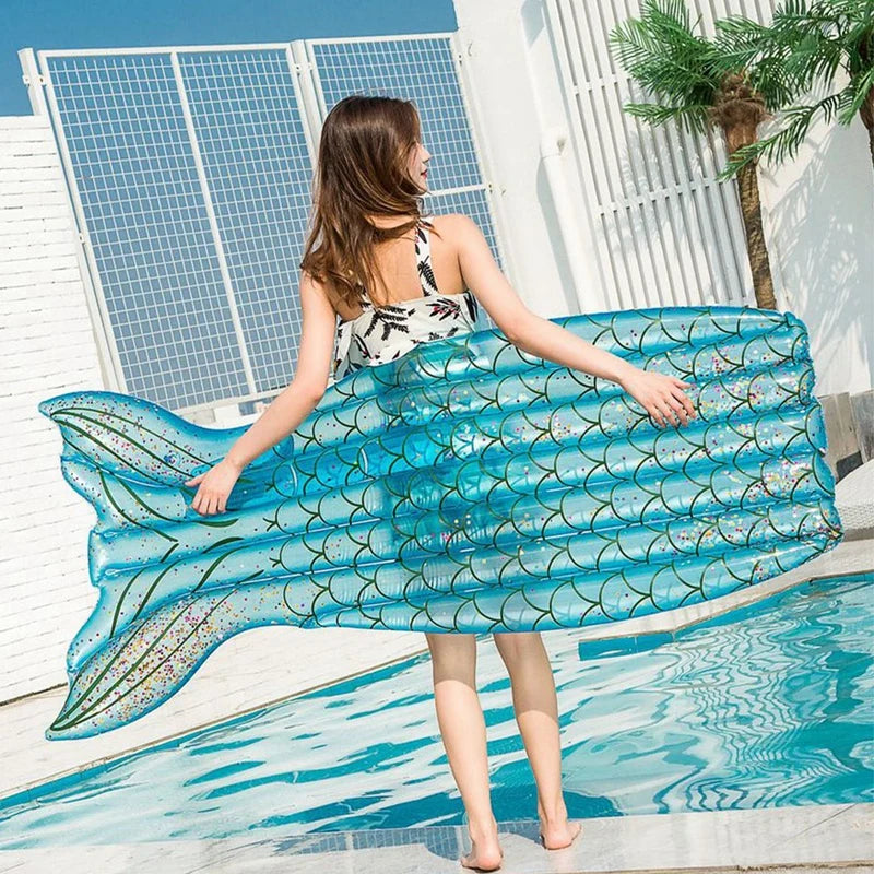 Inflatable Mermaid Lounger Pool Float