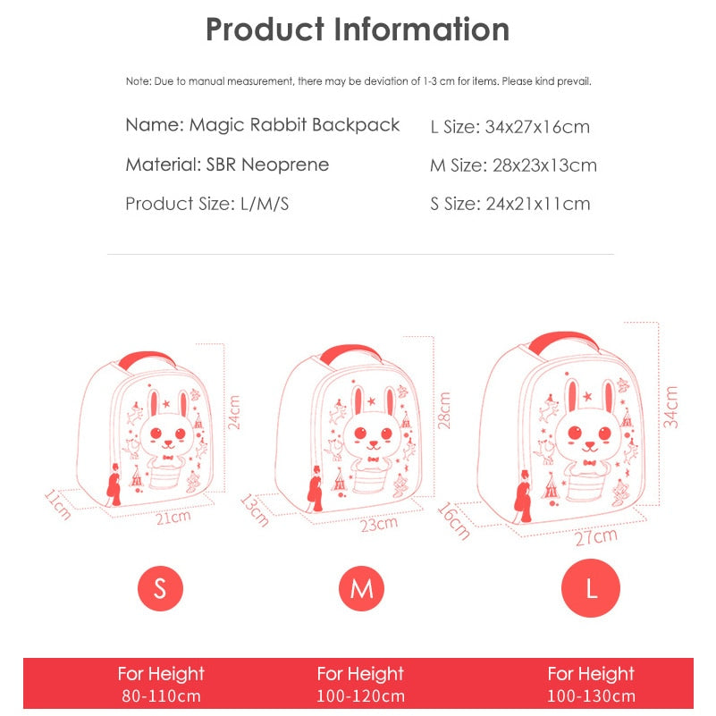 Magic Unicorn Kids School Backpack