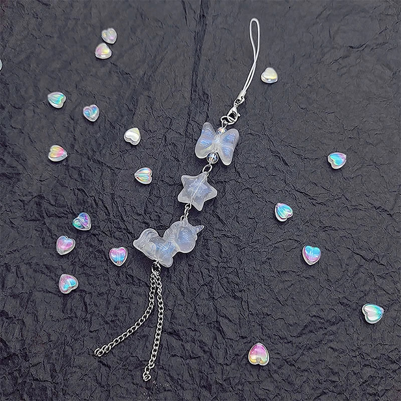 Cute Unicorn Phone Charm
