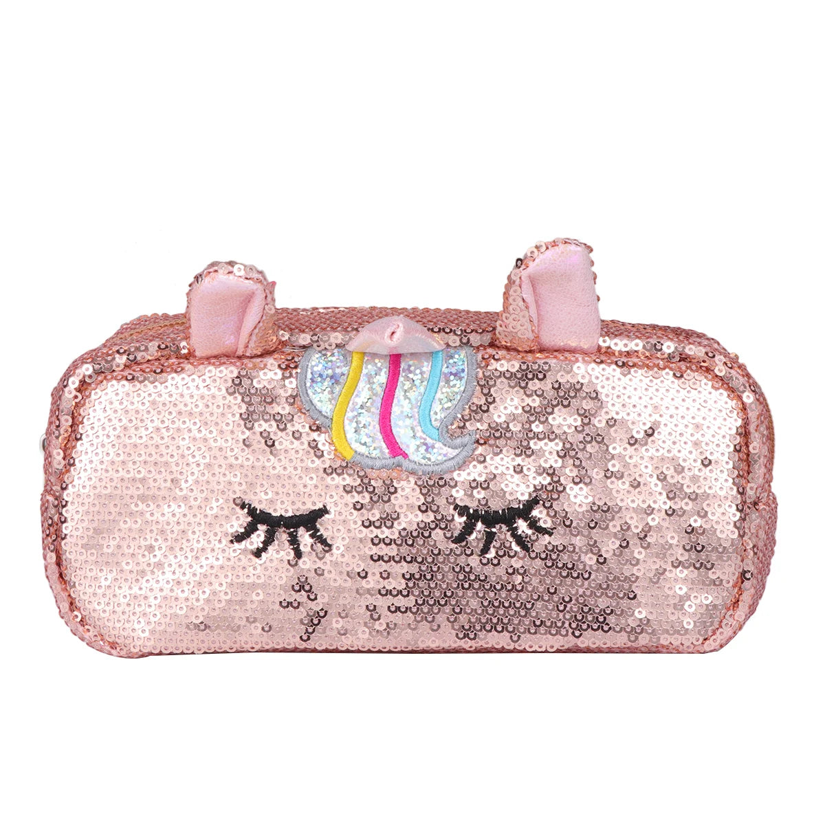 Unicorn Sequin Pencil or Cosmetic Bag