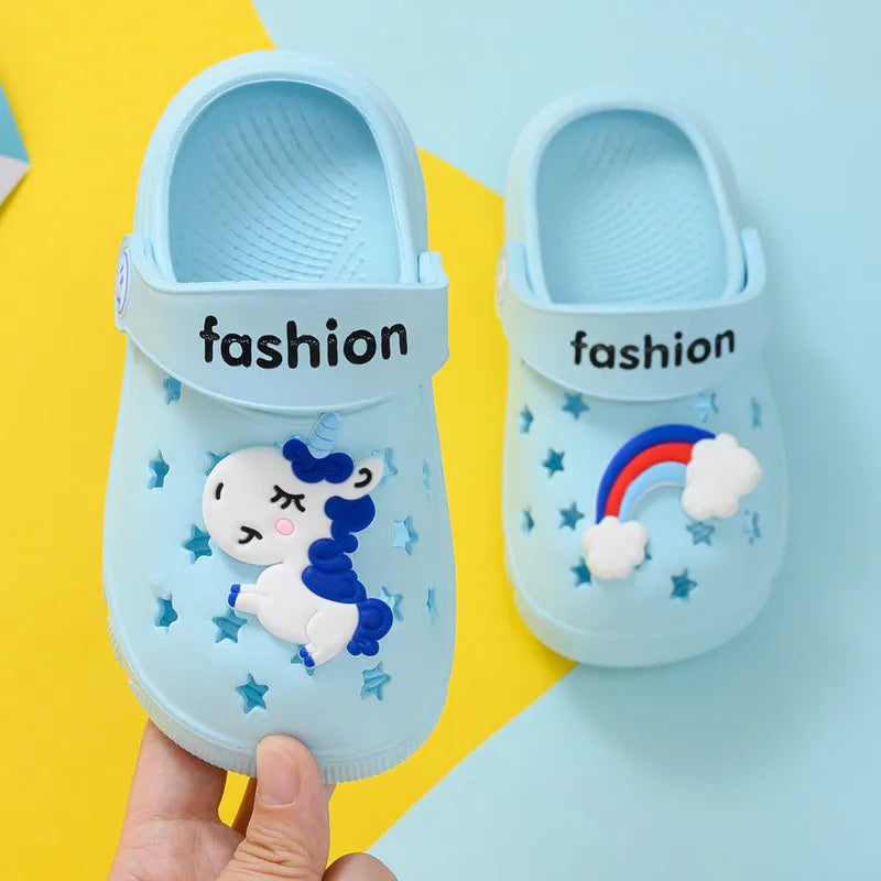 Kids Pastel Unicorn Crocs