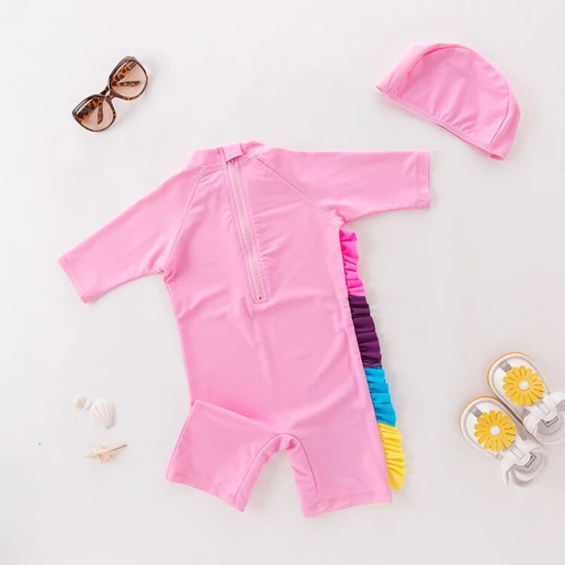 Kids Unicorn 1 Piece Swimsuit