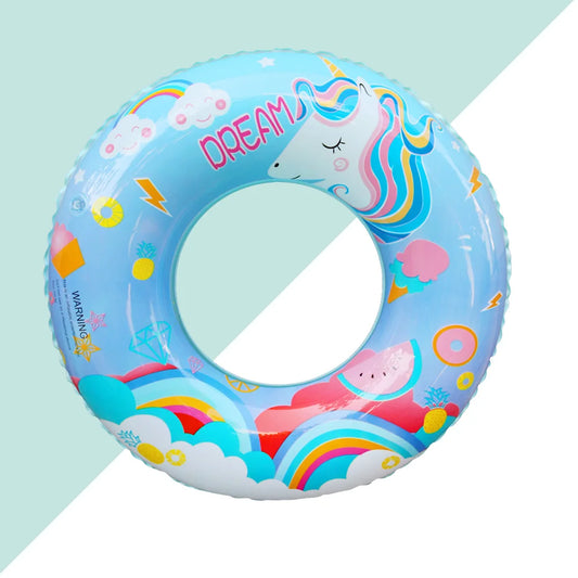 Unicorn and Rainbow Swimming Tube