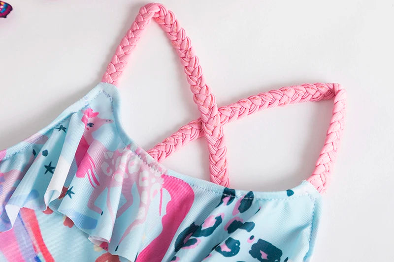 Toddler 6M-5T Kids Unicorn Swimsuit