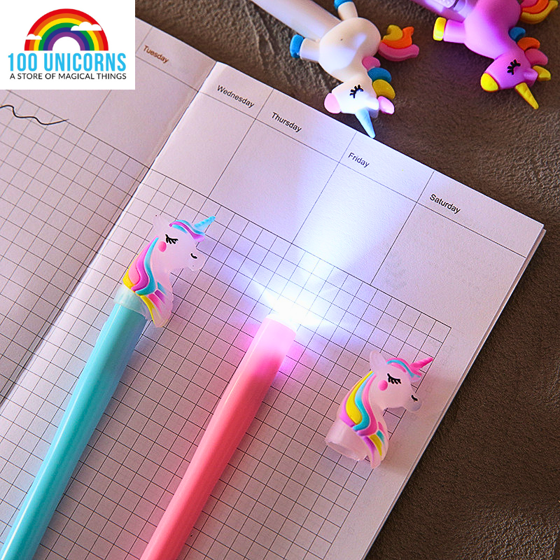 Light Up Unicorn Party Favor Pens